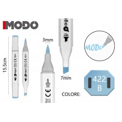 Marker Colore 422 B doppia punta 3mm 7mm - MODO - 1