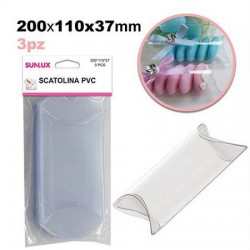 Scatolina pvc trasparente...