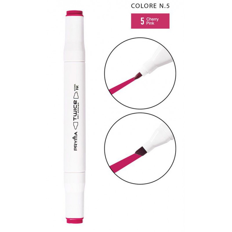 Twice Art Marker colore N5 a doppia punta - Pryma - 1