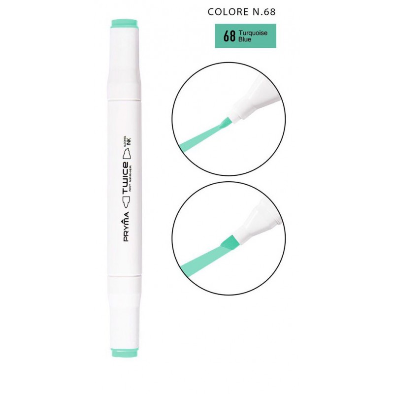 Twice Art Marker colore N68 a doppia punta - Pryma - 1