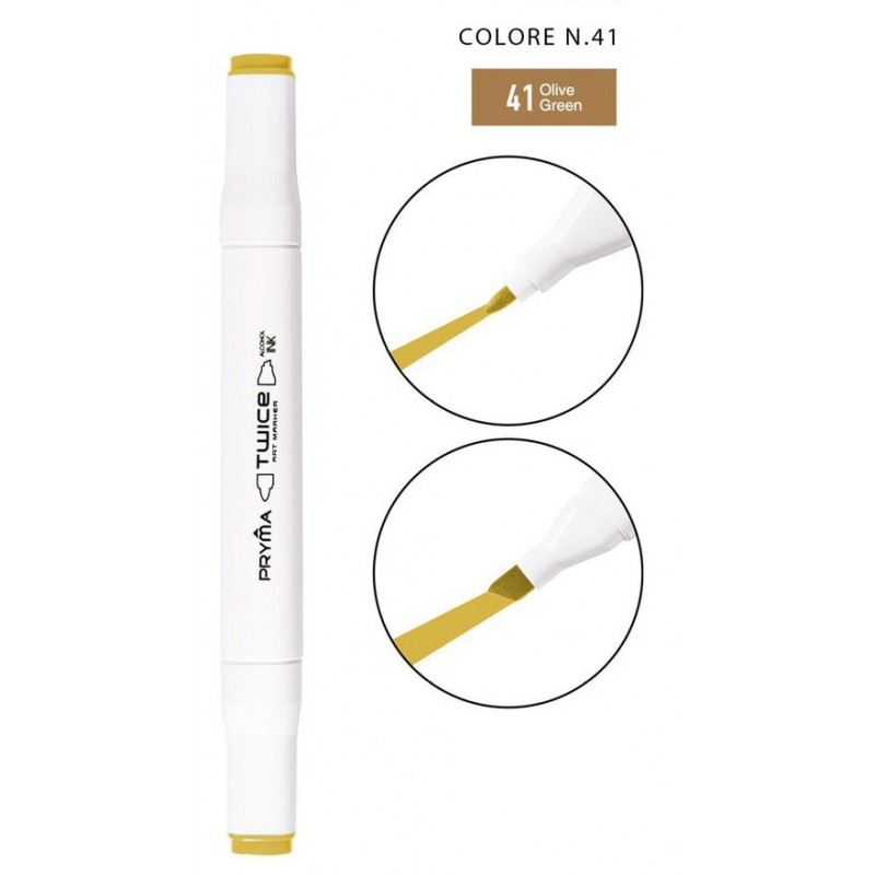 Twice Art Marker colore N41 a doppia punta - Pryma - 1