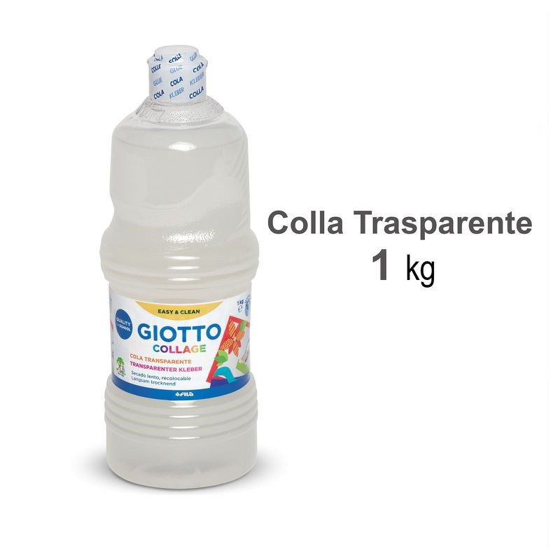 Giotto Collage - colle liquide transparente - sans solvant - flacon 120g -  Schleiper - Catalogue online complet