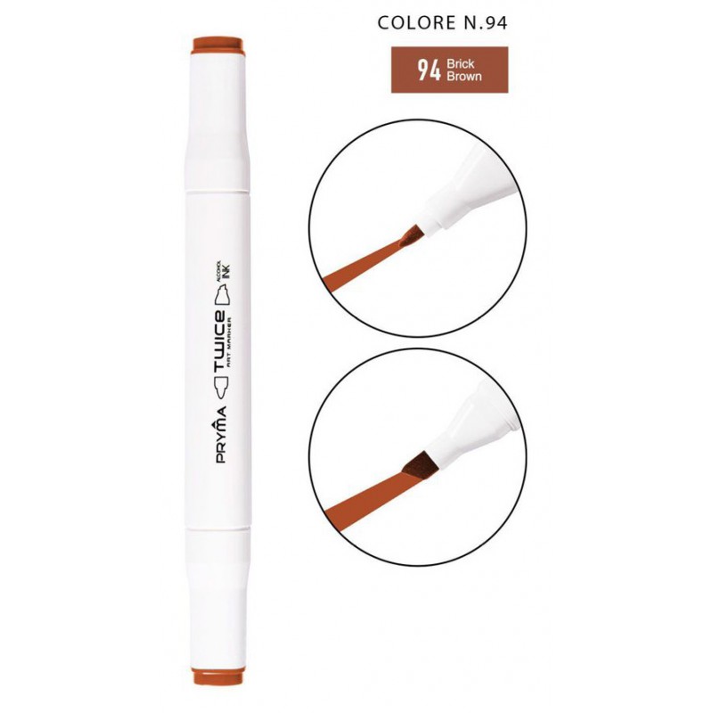 Twice Art Marker colore N94 a doppia punta - Pryma - 1