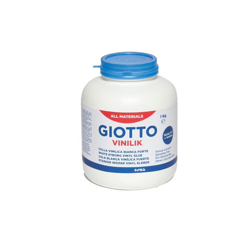 Giotto colla vinilik bianca barattolo 1kg - 1