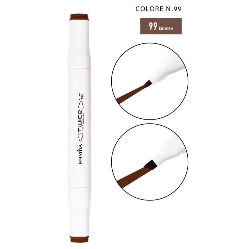 Twice Art Marker colore N99 a doppia punta - Pryma - 1