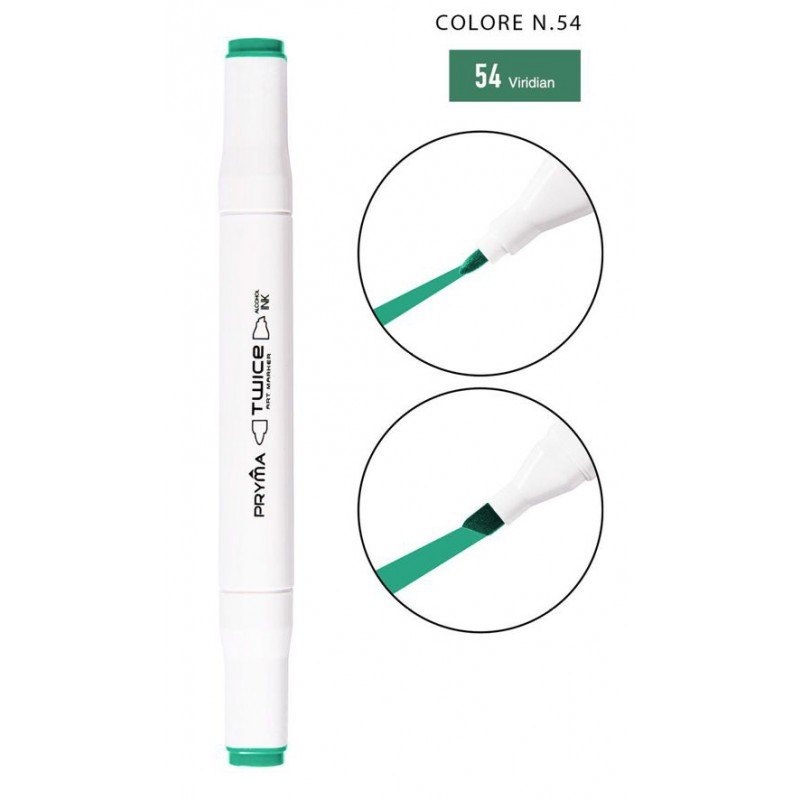 Twice Art Marker colore N54 a doppia punta - Pryma - 1