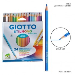 Giotto pastelli stilnovo acquarell 24pz bl. - 1