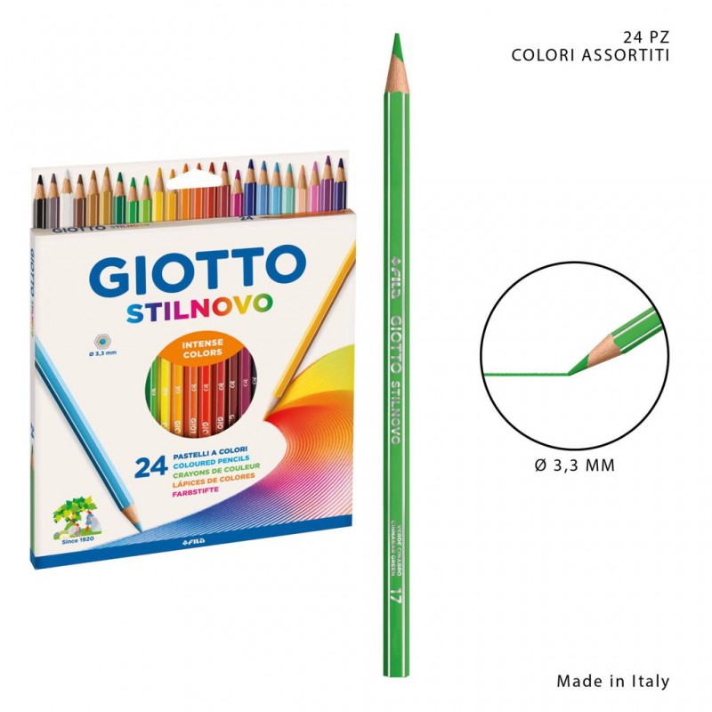 Giotto pastelli stilnovo 24pz bl.