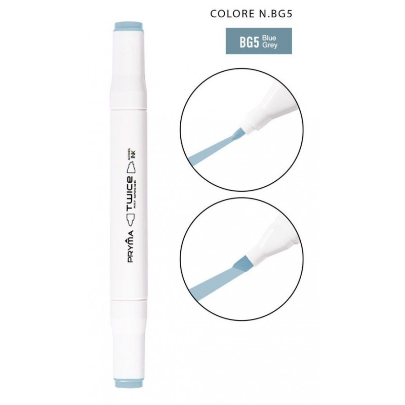 Twice Art Marker colore N BG5 a doppia punta - Pryma - 1