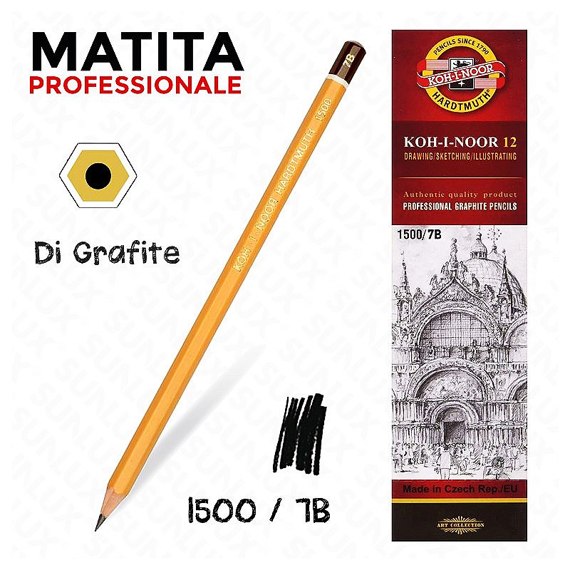 Koh-i-noor matite professionali di grafite 7B - 1