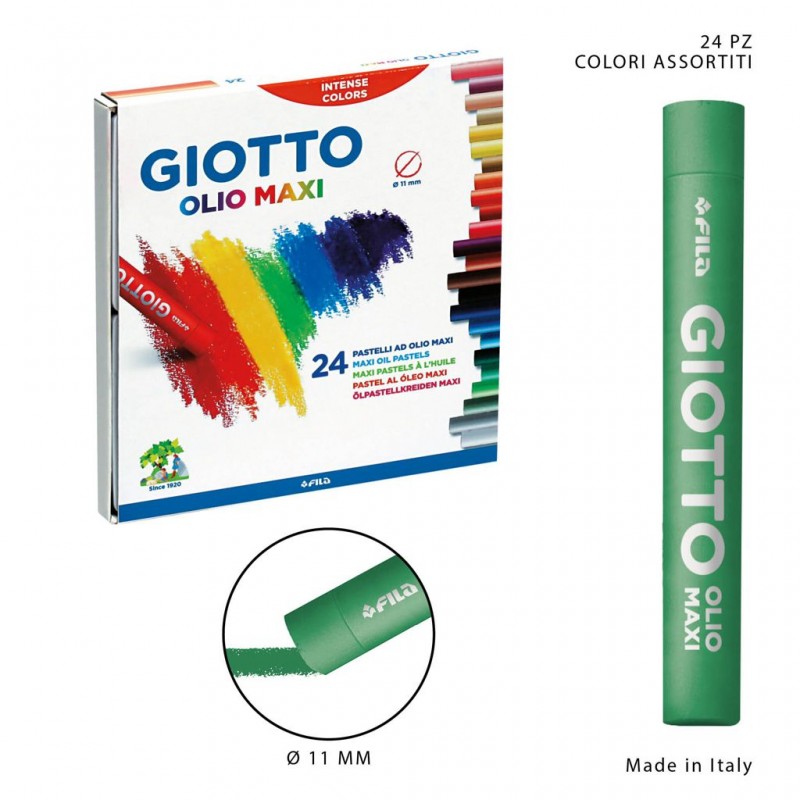 Giotto pastelli olio 24pz - 1