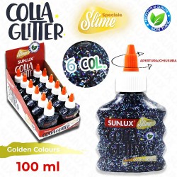 Colla glitter 6colori ass....