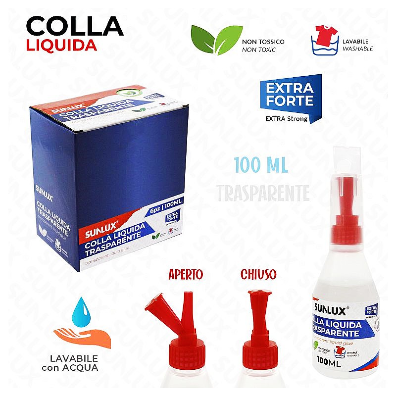 Colla liquida trasparente 100ml extraforte