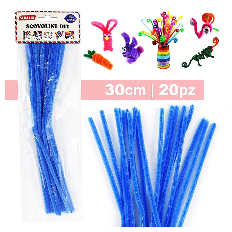 Scovolino DIY 30cm - 20pcs azzurro