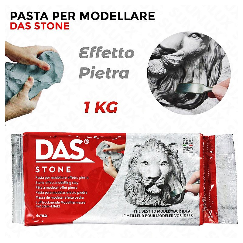 Pasta de Modelar Efecto Piedra DAS 1kg