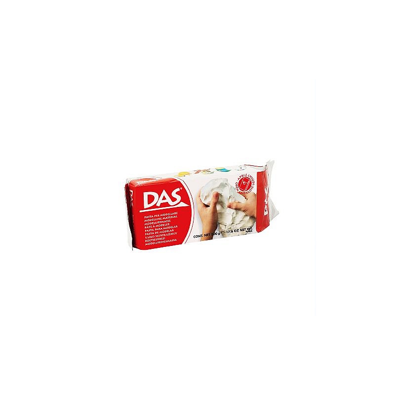 Das pasta per modellare panetto colore.bianco 1/2kg