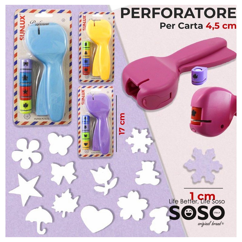 Perforatore per carta 4.5cm