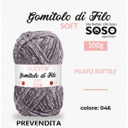 Gomitolo di filo soft sottile colore. 046 100gr - 1