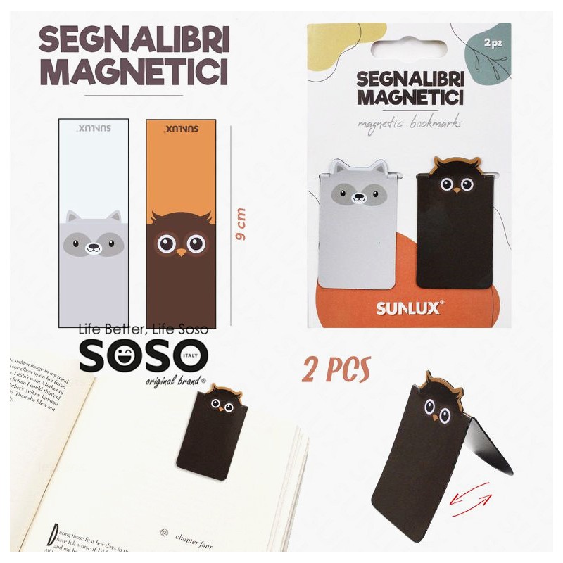 Segnalibri magnetici 2pcs ass.9cm - 1