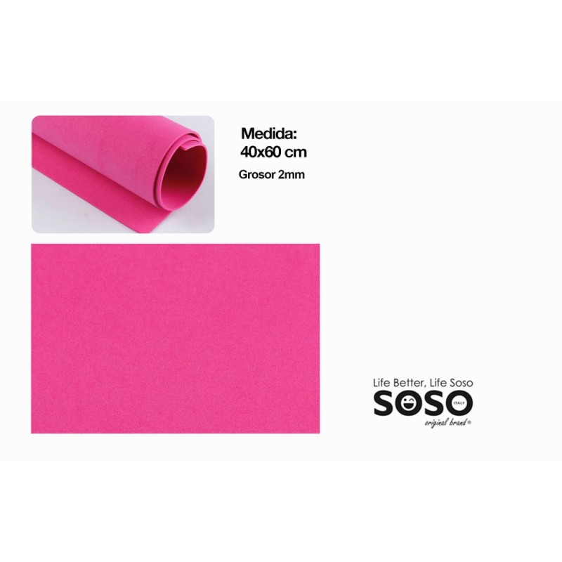 Gomma EVA 40x 60 cm Fucsia - 1