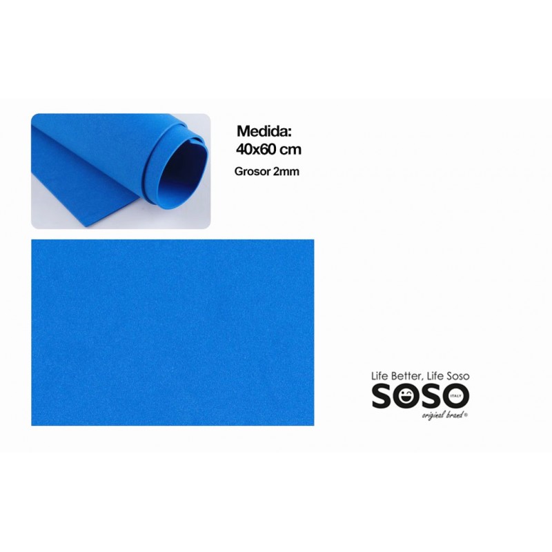 Gomma EVA 40x 60 cm Blu Scuro - 1