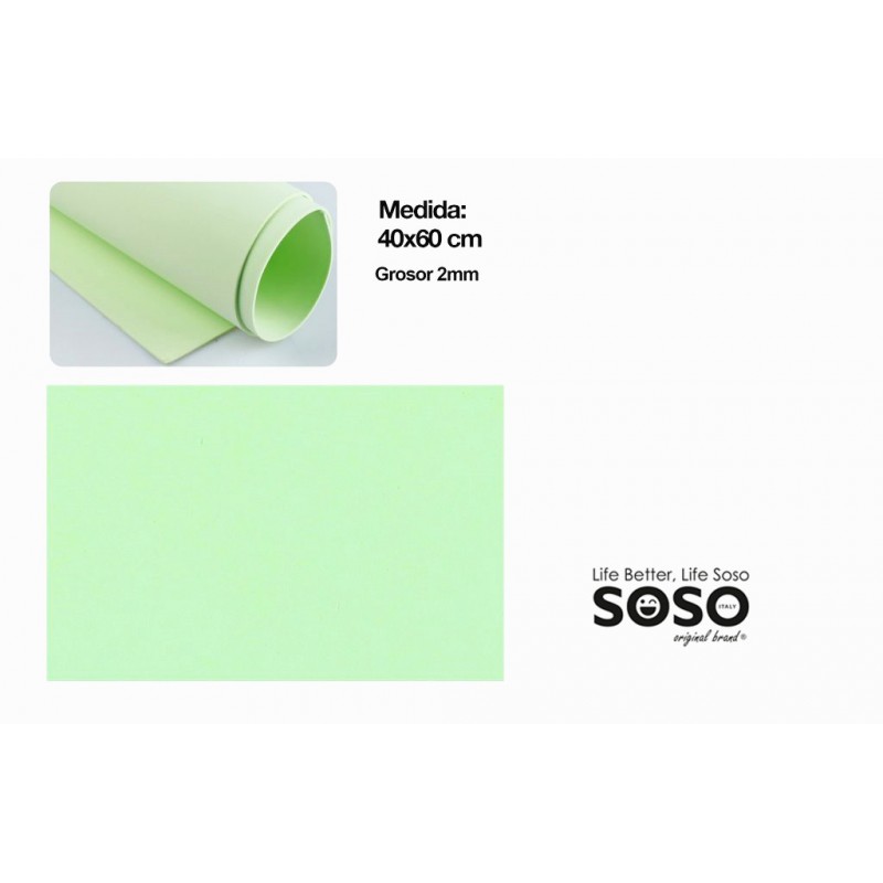 Gomma EVA 40 x 60 cm Verde Crema - 1