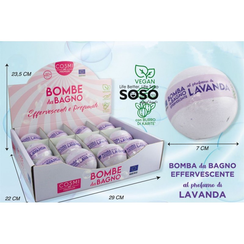 Bomba da bagno superior lavanda 160gr