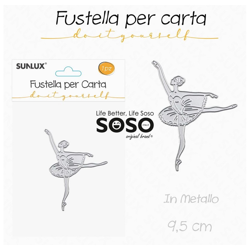 Fustelle per carta in metallo 9.5cm - 1