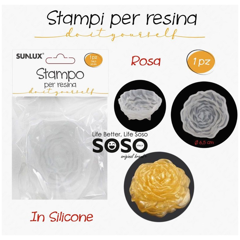 Stampi in silicone per resina forme rosa - 1