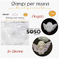 Stampi in silicone per resina forme angelo - 1