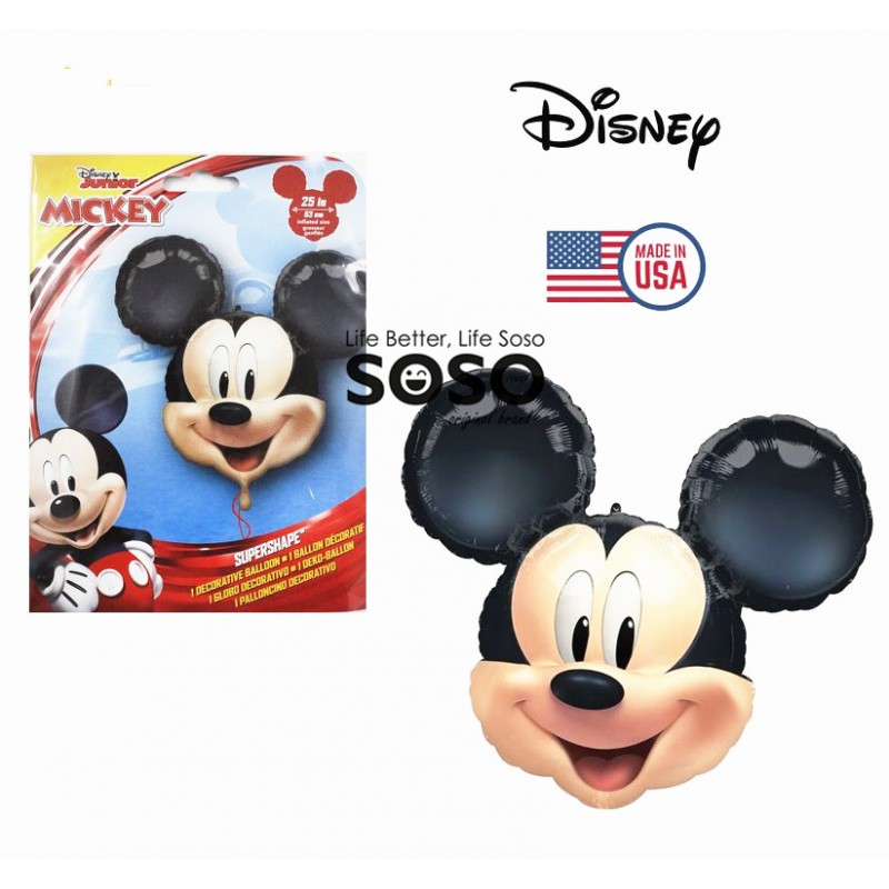 Palloncino metal mickey mouse 63cm - 1