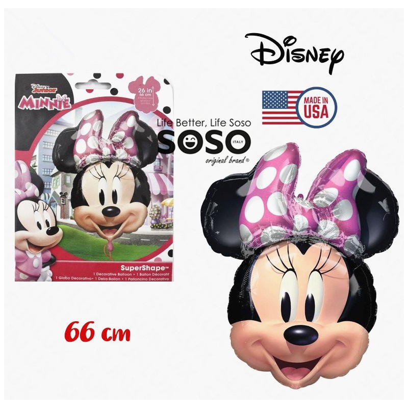Palloncino metal minnie mouse 66cm - 1