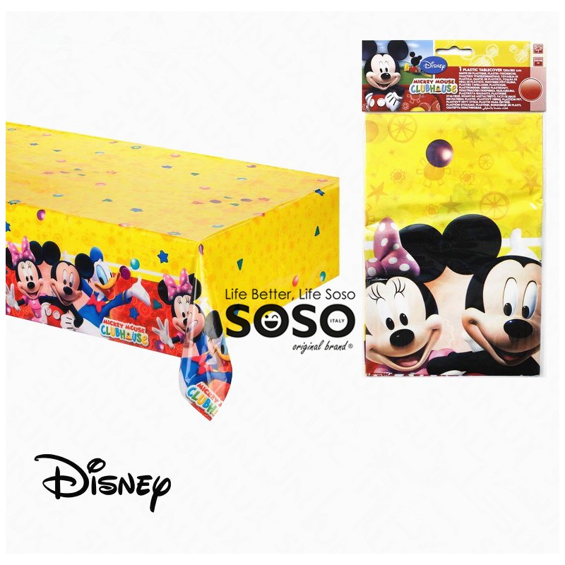 Tovaglia plastica mickey mouse 120x180cm - 1