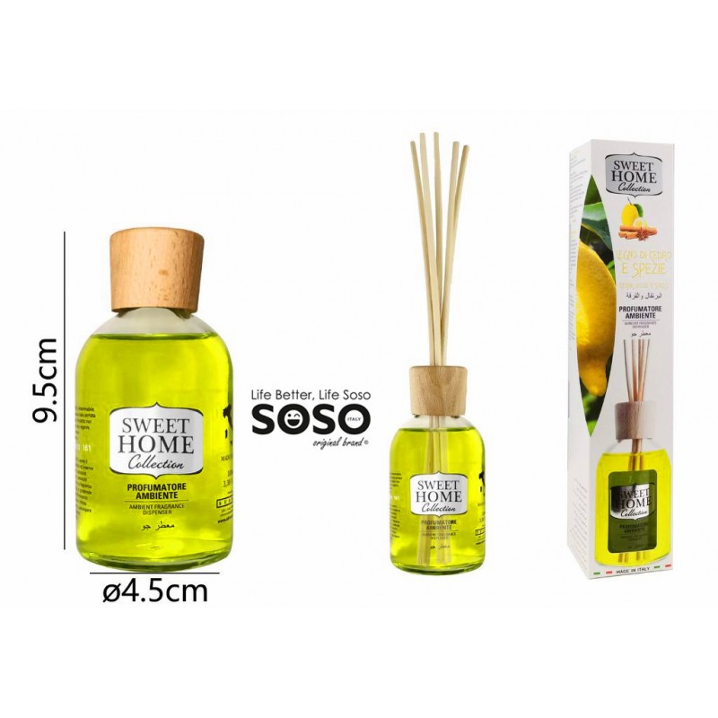 8034055540411 - Profumi per la casa - corpoecapelli - Suarez Sweet Home  Collection Set Profumatori Per Ambienti 6x30ml