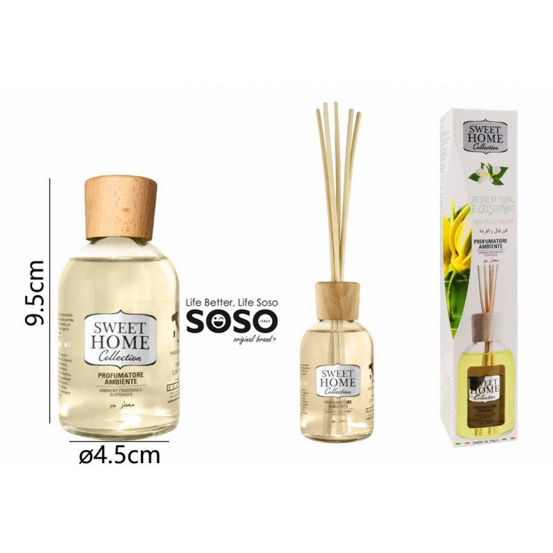 Profumo ambiente sweet home 100ml gelsomino /petali ylang