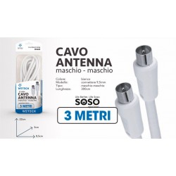 Cavo antenna m-m 3mt - 1