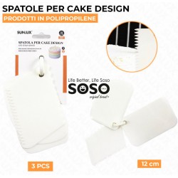 Spatola per cake design 3pcs ass,12cm - 1