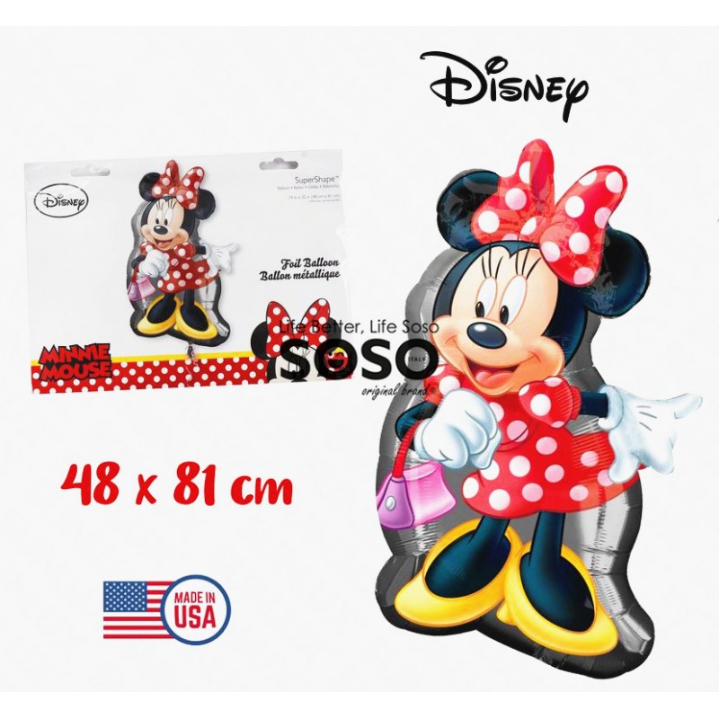 Palloncino metal minnie mouse 48x81cm - 1