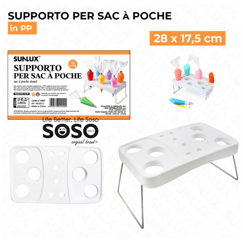 Supporto per saca poche 28x17.5cm - 1