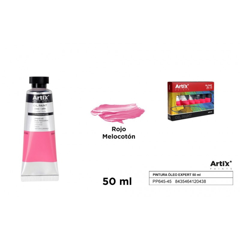 Colore ad Olio Rosa Pesca - tubo 50 ml - Artix - offerte online colori ad olio