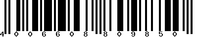 EAN-13 : 4006608809850 EAN-13 : 4006608809850