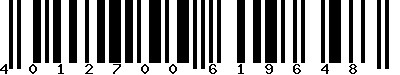 EAN-13 : 4012700619648 EAN-13 : 4012700619648