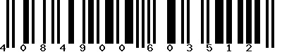 EAN-13 : 4084900603512 EAN-13 : 4084900603512