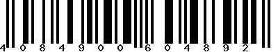 EAN-13 : 4084900604892 EAN-13 : 4084900604892