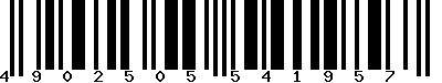 EAN-13 : 4902505541957 EAN-13 : 4902505541957