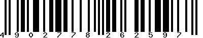 EAN-13 : 4902778262597
