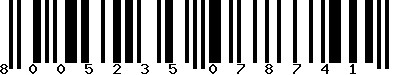 EAN-13 : 8005235078741 EAN-13 : 8005235078741