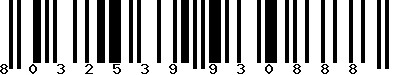 EAN-13 : 8032539930888 EAN-13 : 8032539930888