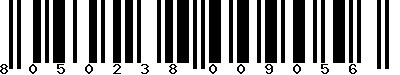 EAN-13 : 8050238009056 EAN-13 : 8050238009056
