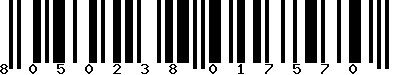 EAN-13 : 8050238017570 EAN-13 : 8050238017570